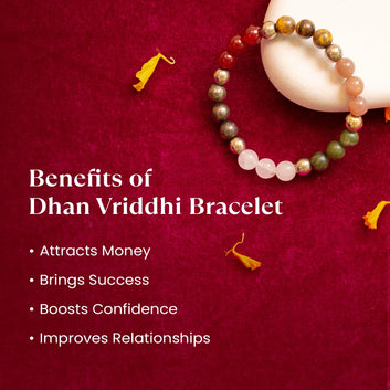 Dhan Vridhi with Raw Pyrite Stone Combo