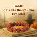 Kashi Siddh 7 Mukhi Rudraksha Bracelet