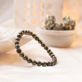 Raw Pyrite Bracelet (Women - 6mm Beads)