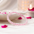Rose Quartz Bracelet (Women - 6mm Beads)