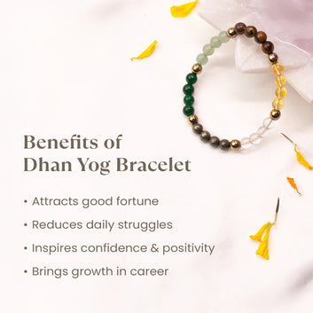 Dhan Yog Bracelet (Women - 6mm Beads)