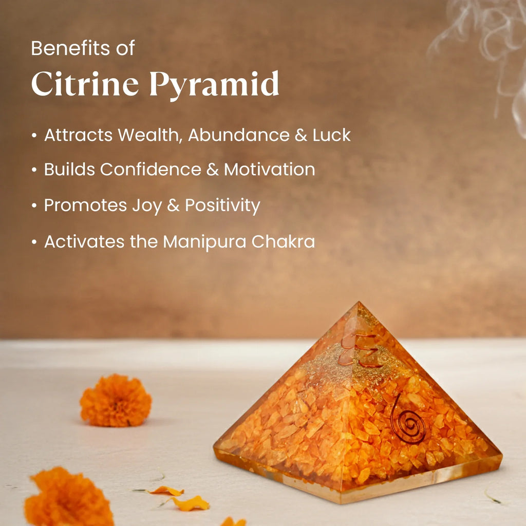 Vyapar Samriddhi Combo - Dhan Yog Bracelet with Citrine Pyramid