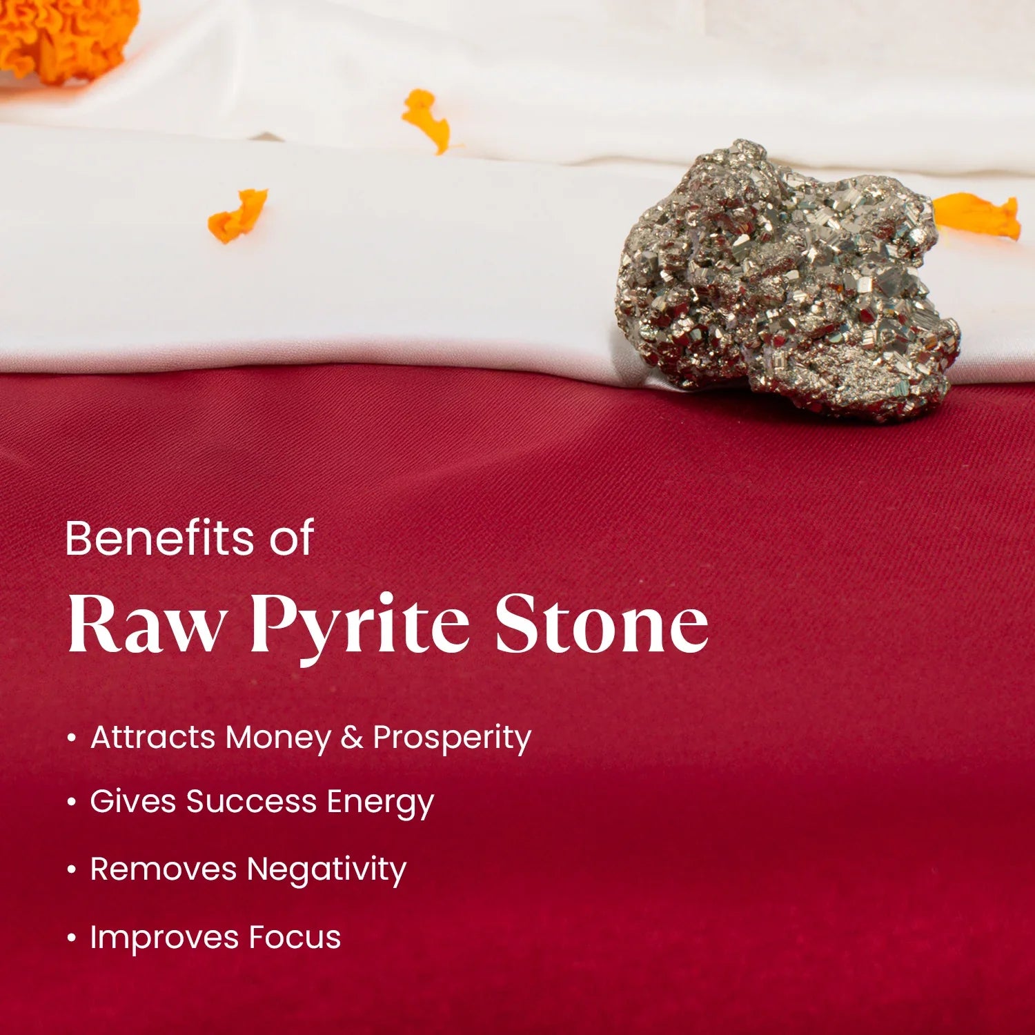 Dhan Vridhi with Raw Pyrite Stone Combo