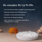 OM Pyrite Wealth Combo with Raw Selenite Plate