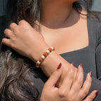 Kashi Siddh 5 Mukhi Rudraksha Tulsi Bracelet