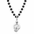 Lord Murugan Vel Pendant Karungali Mala with Silver Cap | Original Spiritual Necklace