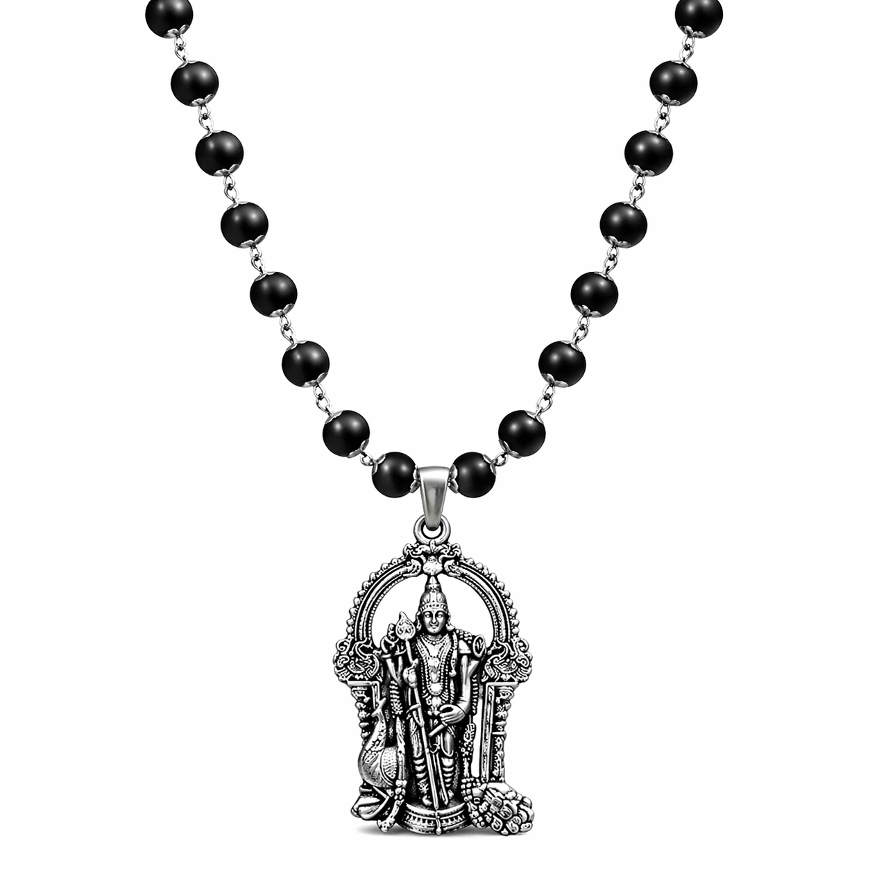 Karungali Murugan Vel Mala - 54 Beads