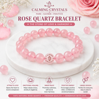 Natural Rose Quartz Bracelet | Love, Healing & Positive Energy