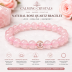 Natural Rose Quartz Bracelet | Love, Healing & Positive Energy