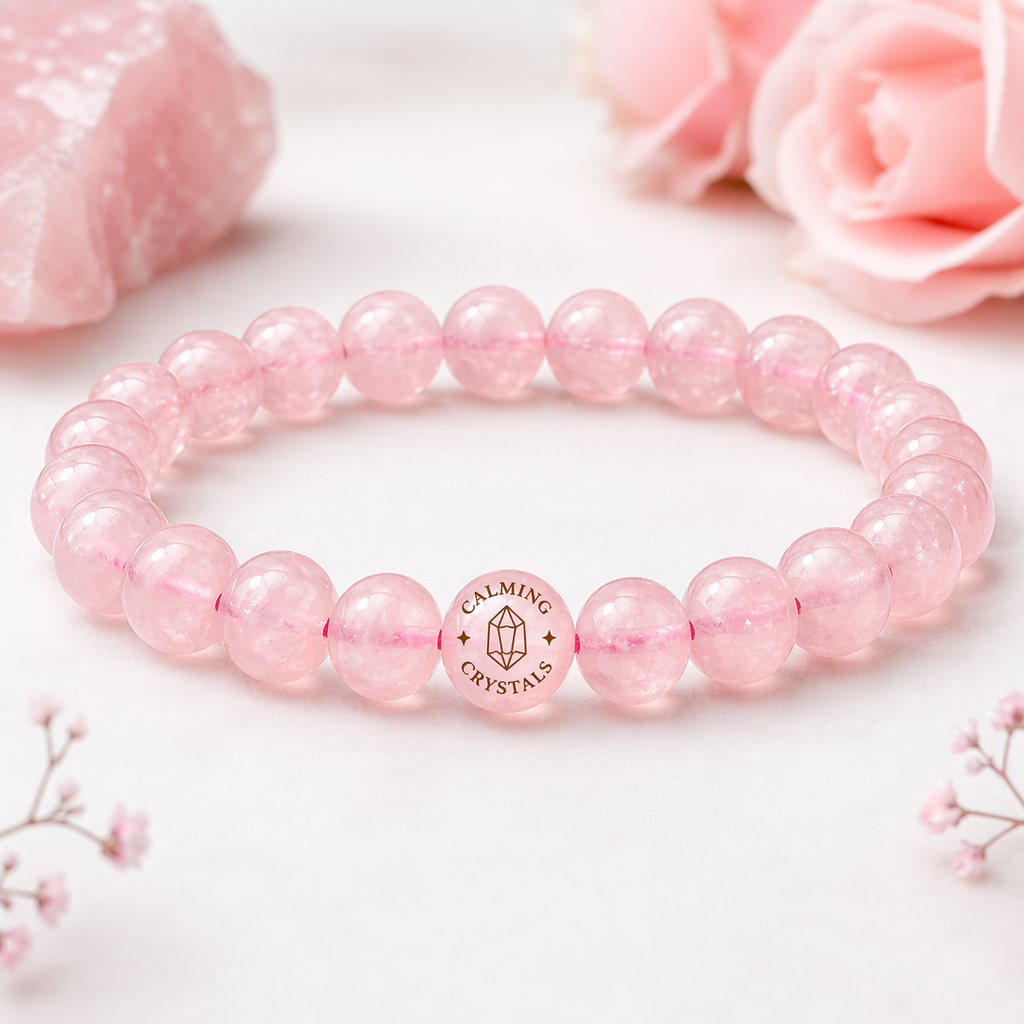 Natural Rose Quartz Bracelet | Love, Healing & Positive Energy