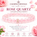 Natural Rose Quartz Bracelet | Love, Healing & Positive Energy