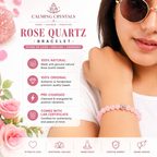 Natural Rose Quartz Bracelet | Love, Healing & Positive Energy