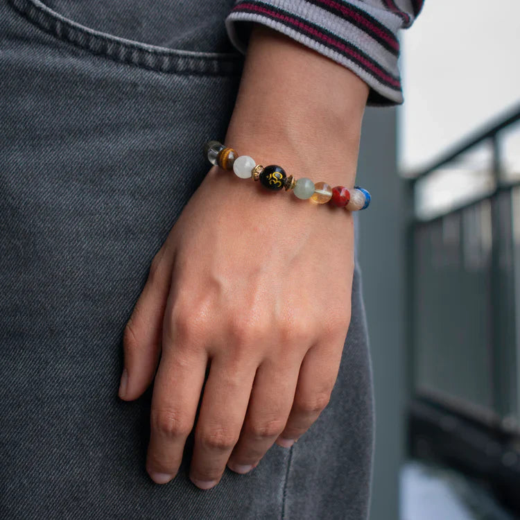 Navgrah Shanti Bracelet with FREE Raw Selenite Plate