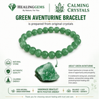 Green Aventurine Bracelet for Luck, Prosperity & Abundance