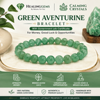 Green Aventurine Bracelet for Luck, Prosperity & Abundance