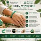 Green Aventurine Bracelet for Luck, Prosperity & Abundance