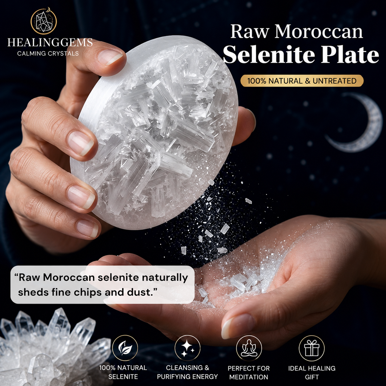 Maha Lakshmi Siddh Dhan Yog Bracelet | FREE Selenite Plate