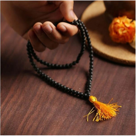 Karungali Malai 108-Beads Ebony Wood