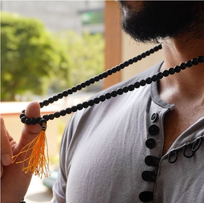 Karungali Malai 108-Beads Ebony Wood