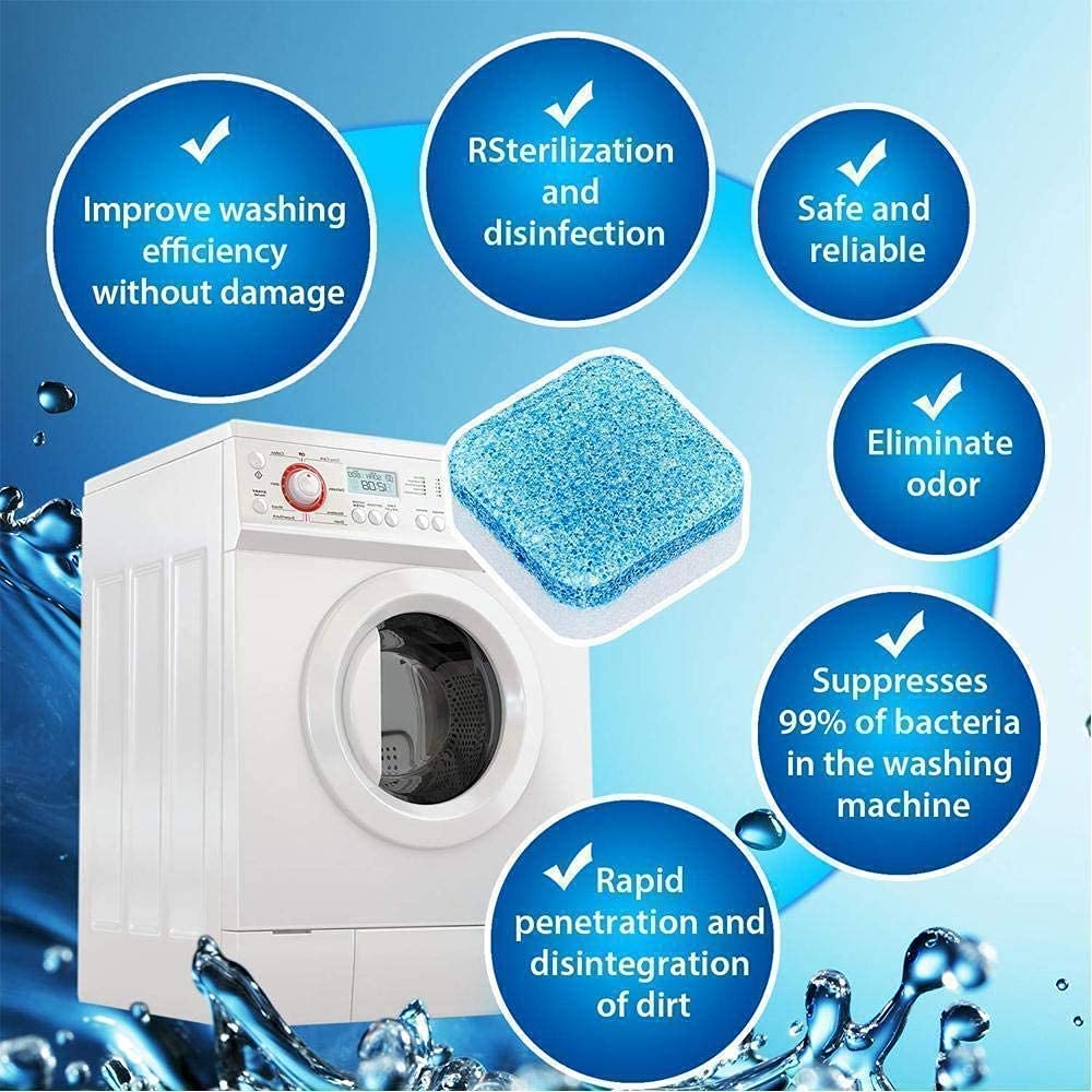 Washing Machine Cleaning Tablets | 🔥Pack of 20 Tabs🔥 – HEALINGGEMS
