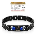 Sagittarius Zodiac Bracelet for Men & Women | Black Metal