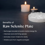 Navgrah Shanti Bracelet with FREE Raw Selenite Plate