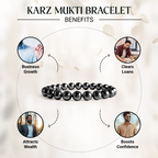 Karz Mukti Bracelet (With Original  Silver Hematite)