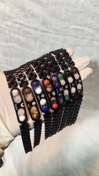 Libra Zodiac Bracelet in Black Metal | Trendy Astrology Jewellery Gift